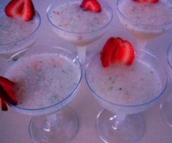 Lychee and mint daiquiris