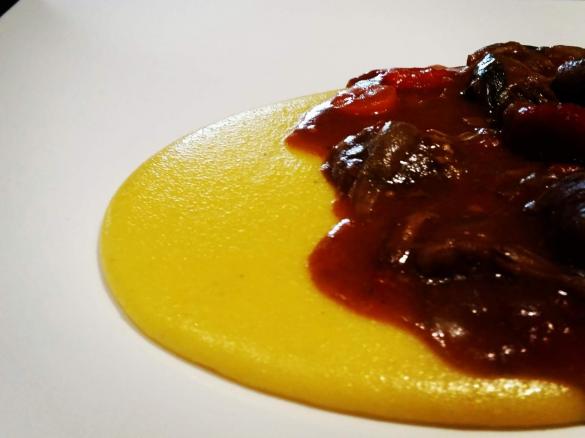 Smooth parmesan polenta