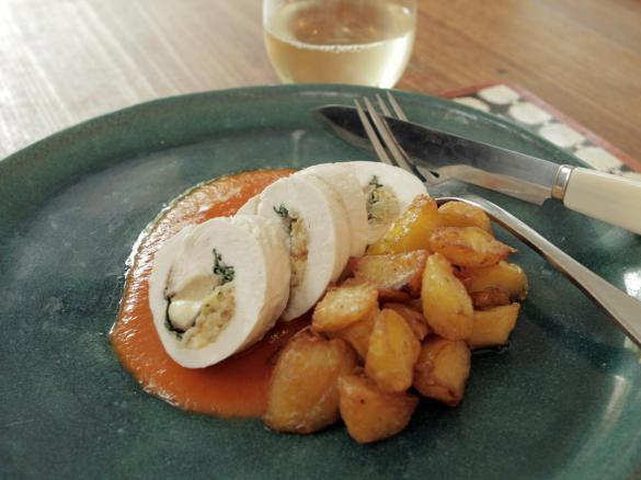 Inside-out chicken parmigiana - Dani Valent