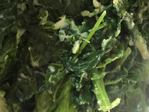 Creamed Mixed Greens