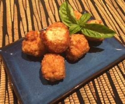 Cauliflower and bacon fritters