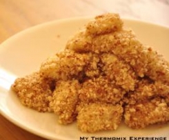 Steamed Mua Chee (Glutinous Rice Dollops with Peanut Sugar Crumbs)