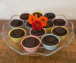 Healthy choc date cupcakes