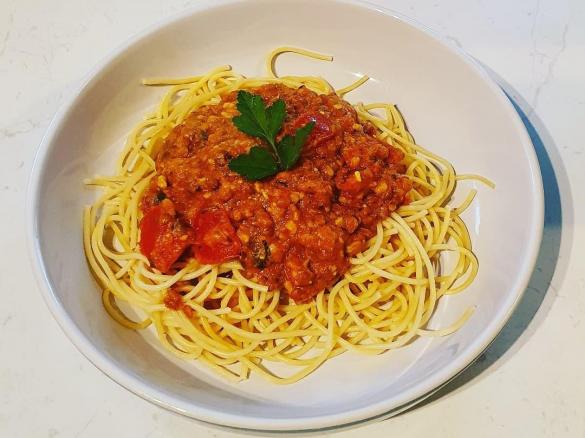 FODMAP Friendly Lentil Bolognaise