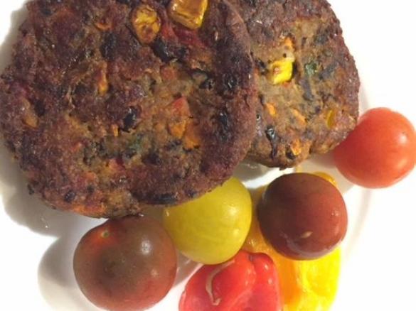 Spicy Black Bean Burger