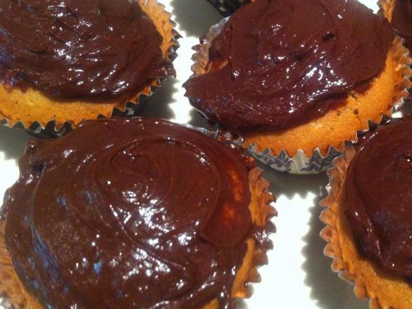 Caramel Choc Chip Cupcakes