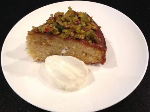 Jamie's Greek Honey & Pistachio Cake