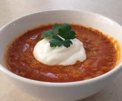 Butternut & Lentil Soup