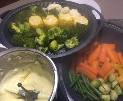 Steamed Vegetables and Mash Potatoes- Instructions for kids