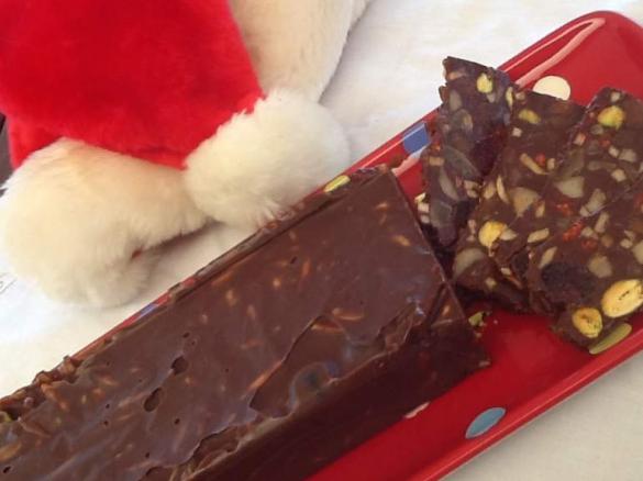 Santa's Fruit and Nut Late Night Treat