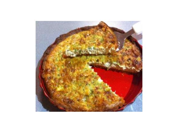 Salmon and Cheese Quiche