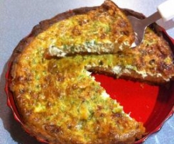 Salmon and Cheese Quiche