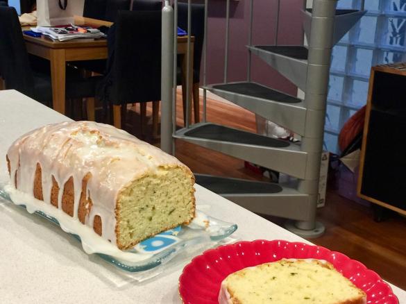 Lemon or Lime Zucchini Cake