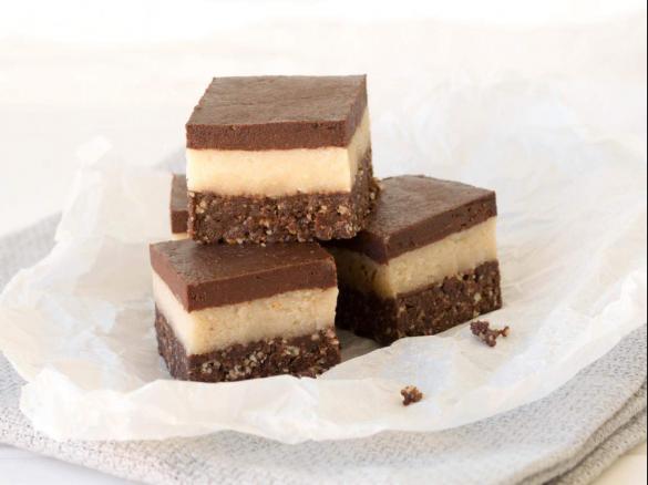 Raw Chocolate Peppermint Slice