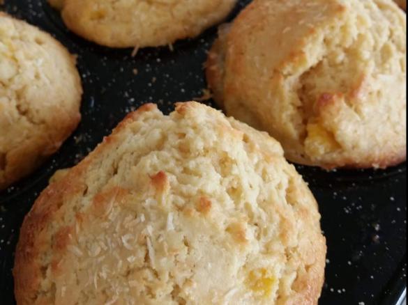 Clone of Passionfruit, Mango & Coconut Muffins