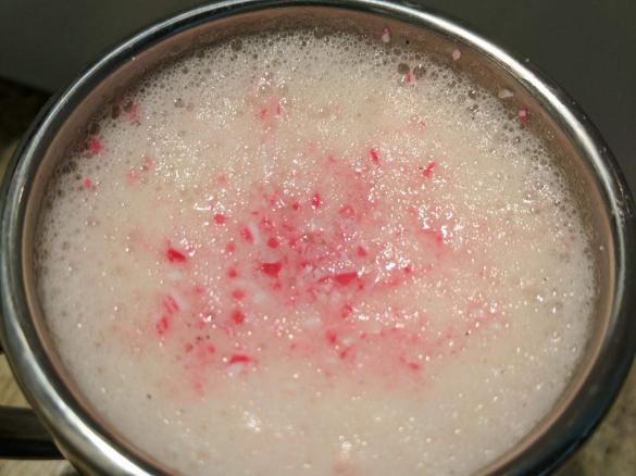 Peppermint Candy Cane Eggnog