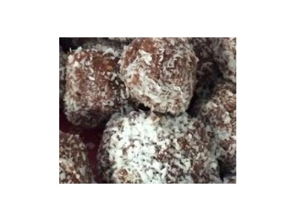 choc chip coconut balls - no baking required