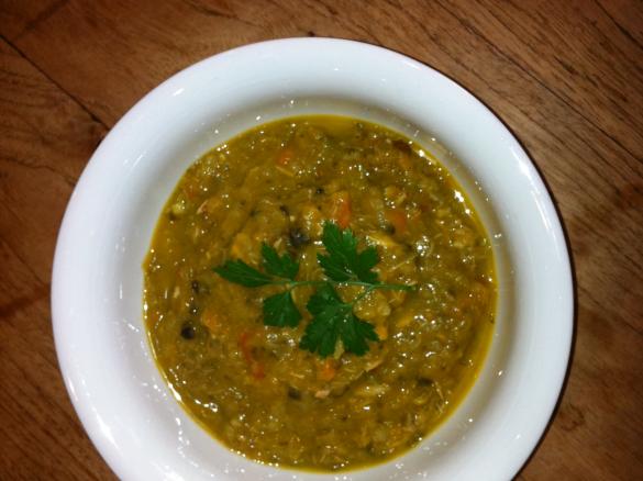 Hearty Vegetable Soup with Chicken