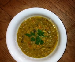 Hearty Vegetable Soup with Chicken