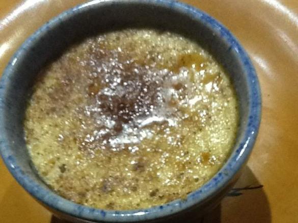 Maple steamed custards