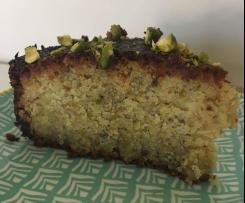 Pistachio and Rose Semolina Cake