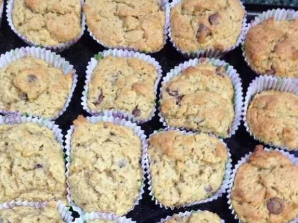 30 Second Whole Orange, Walnut & Choc Chips Cupcakes