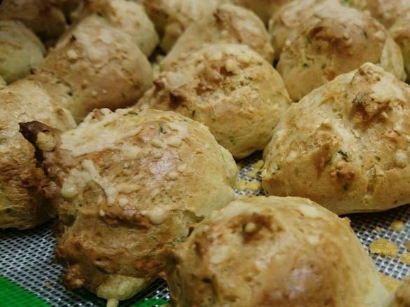 Goujeres with chives