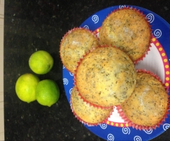 Lime & Poppyseed Muffins