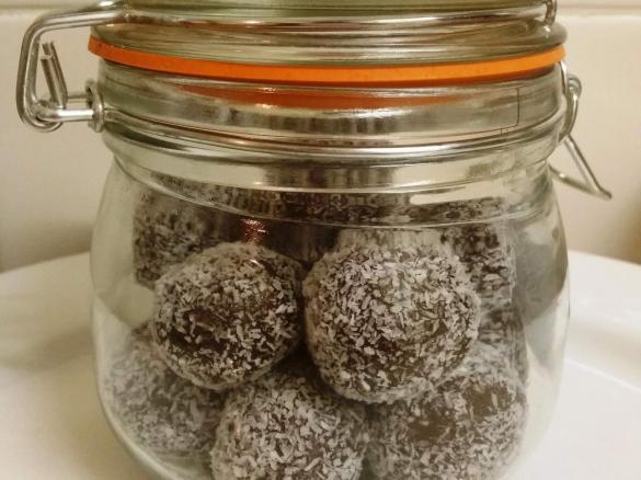 Date, Raisin and Hazelnut Liqueur Truffles