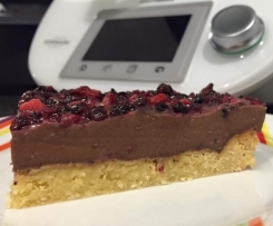 Choc Berry Custard Slice