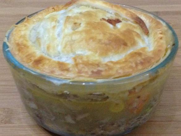 Chicken, Mushroom and Vegetable Potted Pie