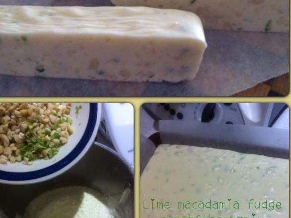 Lime & Macadamia Fudge