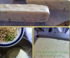 Lime & Macadamia Fudge