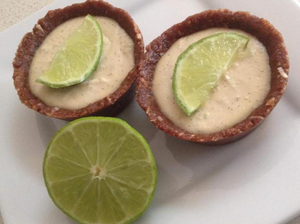 Lime and Coconut Tarts (Gluten, Dairy and Refined Sugar Free)