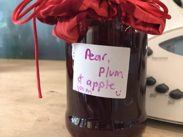 Pear, Plum and Apple Jam