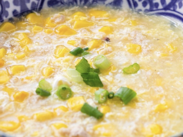 Sweet Corn & Chicken Soup