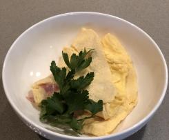 Ham and Cheese 3 Egg Omelette