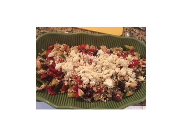 Cauliflower Greek Salad