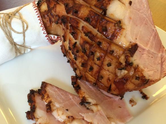 LCHF Glazed ham
