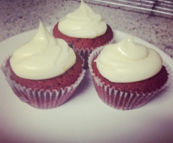 Raspberry Red velvet cupcake 