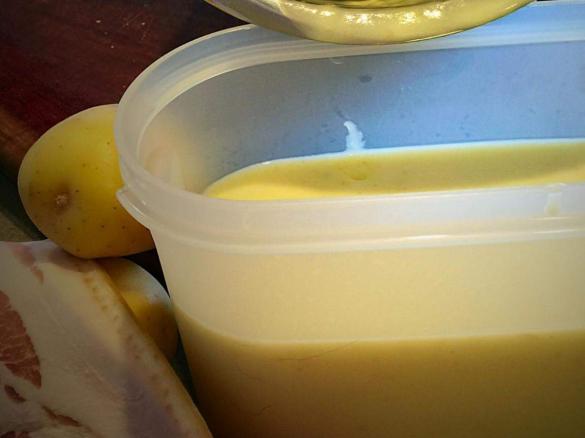 Potato and bacon soup