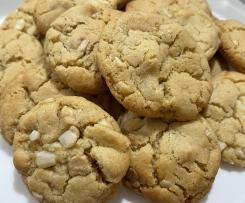 Caramilk and Macadamia Cookies