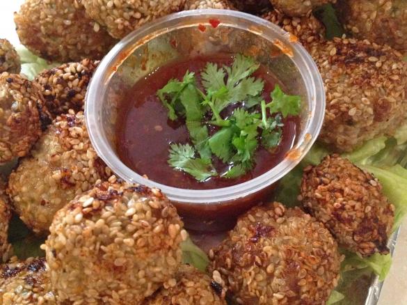 Sesame Meatballs