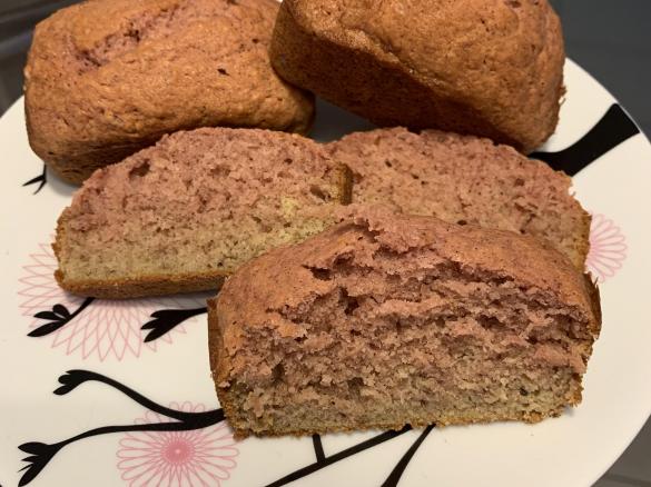 Banana and Blueberry Mini Loaf