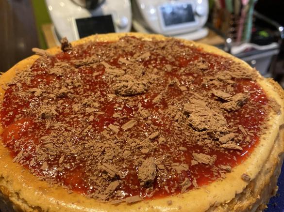 Strawberry Baked Cheesecake - Cooking with Curtis - Tracy Pertovt