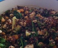 Dukkah Chicken and Tomato Quinoa 