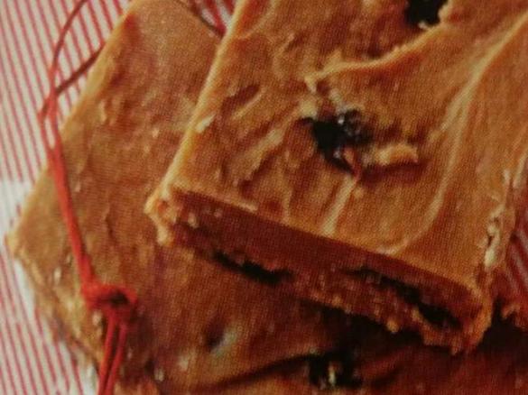 Rum and Raisin Milk Chocolate Fudge