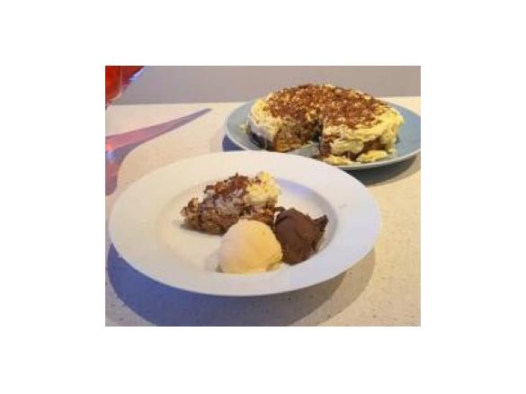 Di's Jatz Cracker and Walnut Torte