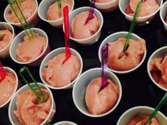 MULLED WINE AND PEAR SORBET