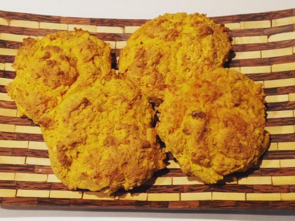 Pumpkin Scones, rustic (gluten free dairy free)